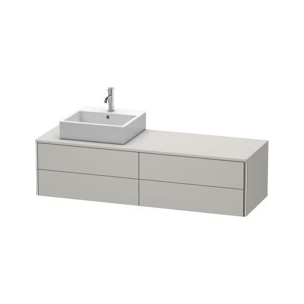 Xsquare Vanity Unit For Console Nordic White Satin Matt, Duravit, Mfr#: XS4914L3939